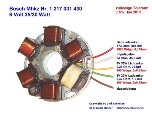 Bosch MHKZ 6 Volt